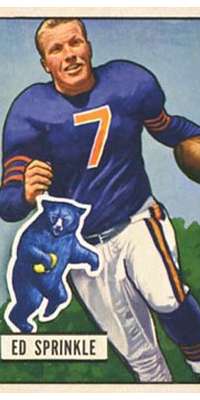 Ed Sprinkle, American football player (Chicago Bears)., dies at age 90